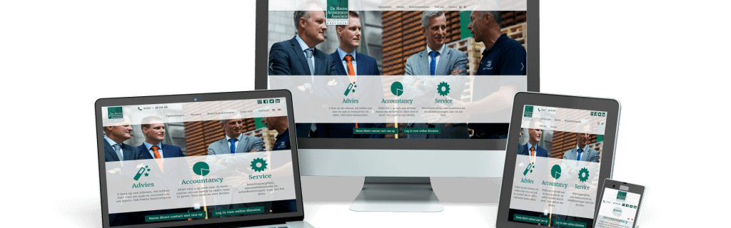 De Meerse accountants - website ontwerp, content en realisatie